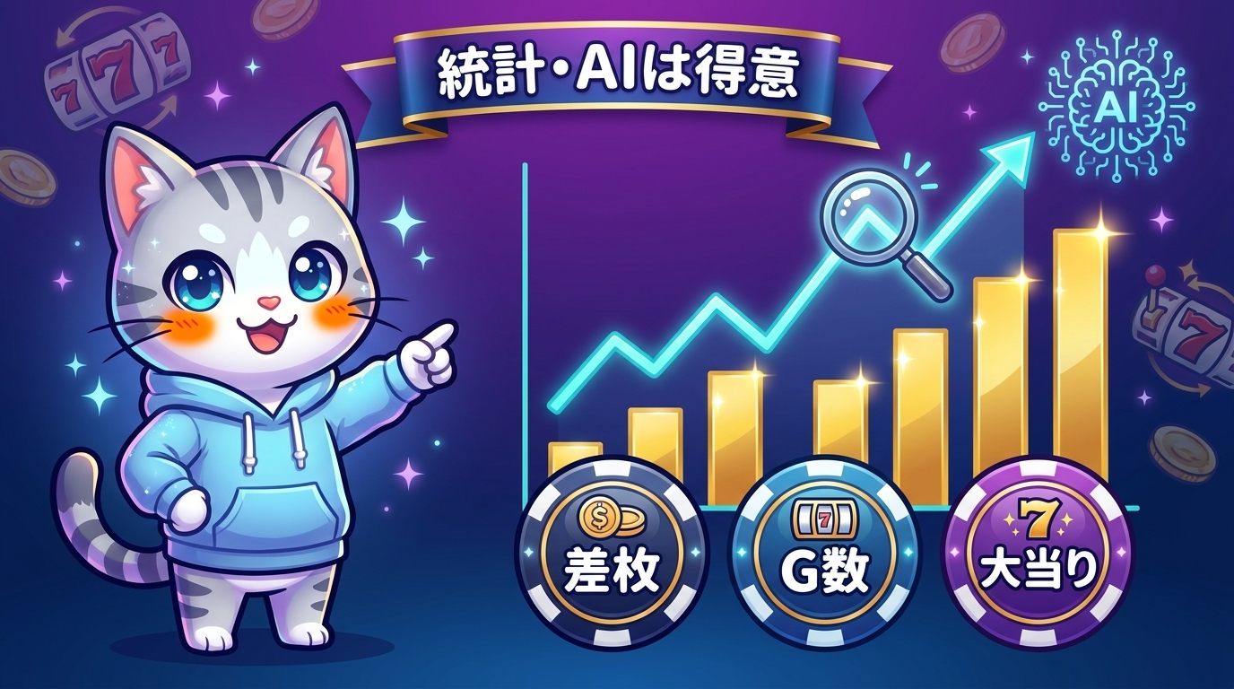 差枚・G数・大当りのデータからAIが偏りを見つける