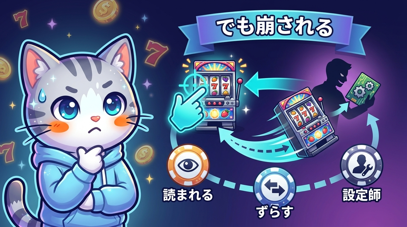 読まれると店が台をずらすいたちごっこ
